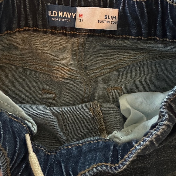 Boys Medium distressed drawstring denim shorts - Picture 5 of 6